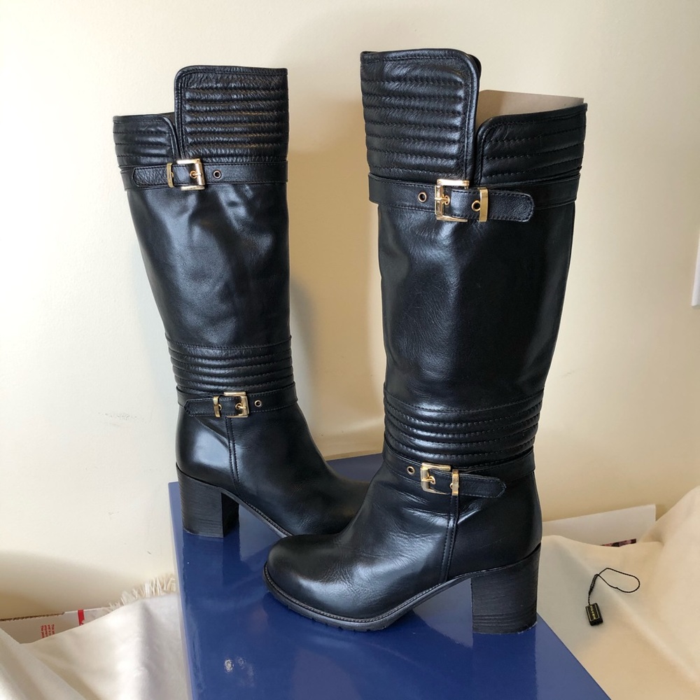 NWT Napoleoni Hand Made in Italy Leather High Boot